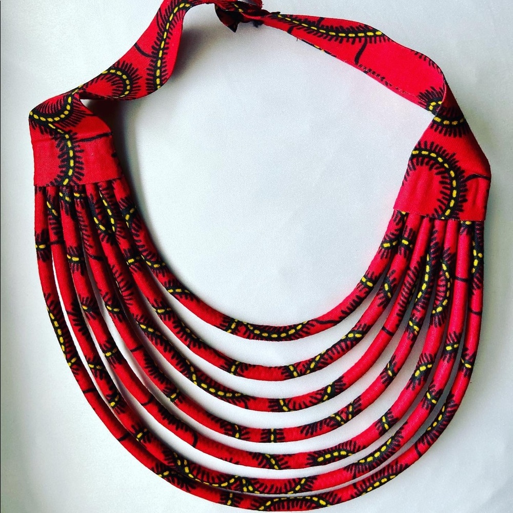 Ankara Print Necklace
